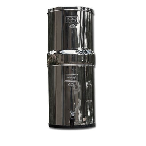 Imperial Berkey 4.5 Gal. Stainless Steel Water Purifier with two black Berkey purification elements
