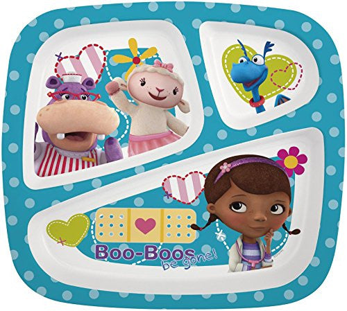 Doc McStuffins Divided Plates for Kids