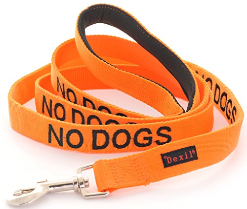 Friendly Dog Collars- No Dogs Standard Length 4ft Lead