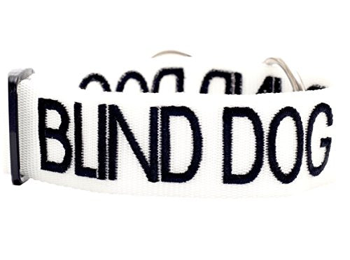 Friendly Dog Collars- Blind Dog Semi Choke Collar 18-28" x 1.5"