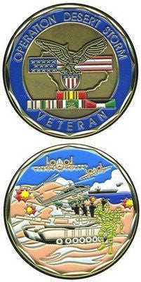 Coin-Desert Storm Veteran