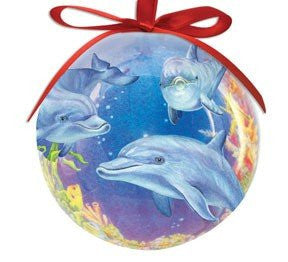 Ball Ornament - Dolphin Cove