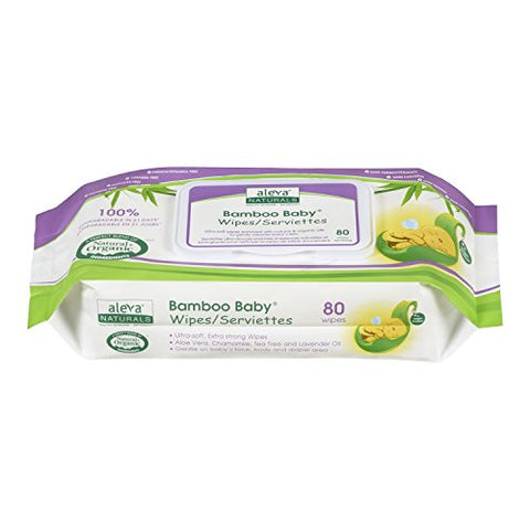 Bamboo Baby Wipes- 80ct