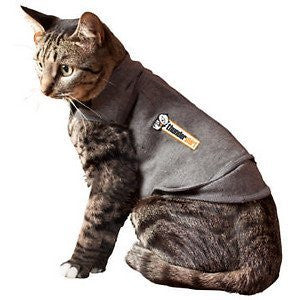 Thundershirt Heather Grey Anxiety Solution for Cats, Large, over 13 pounds