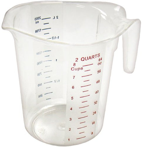 Polycarbonate Measuring Cup, 2 Qt.
