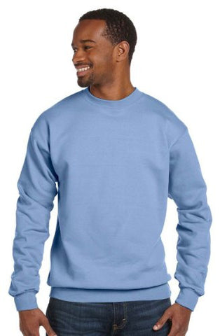 Hanes ComfortBlend Long Sleeve Fleece Crew - p160 (Light Blue / Small)