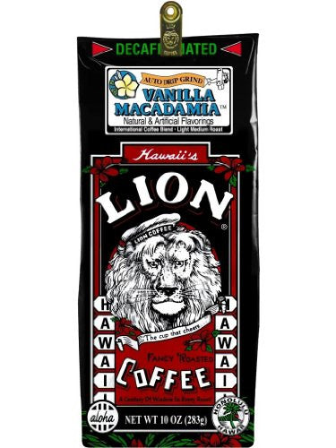 Decaffeinated Coffees - Vanilla Macadamia Decaf (10oz)  (AD)