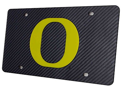 Elite Plate, Carbon Fiber Look, Acrylic, 12" x 6" x .25", Oregon (not in pricelist)