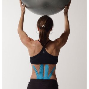 Kinesiology Tape Back - Single, Black