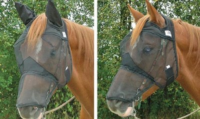 Quiet Ride Fly Mask Long Nose - Warmblood