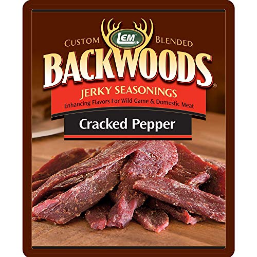Backwoods Cracked Pepper Jerky Seasoning for 5 Lbs., 5.6oz
