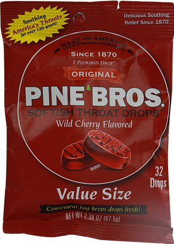 Wild Cherry Throat Drops 32-count Puck (Pack of 6)