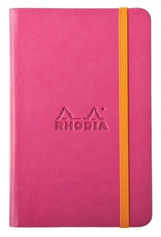 Rhodia Rhodiarama Webnotebooks 3 1/2 x 5 1/2 Lined 96 Sheets Raspberry