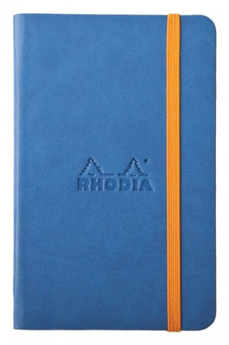 Rhodia Rhodiarama Webnotebooks 3 1/2 x 5 1/2 Blank 96 Sheets Sapphire