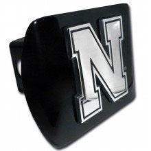 University of Nebraska (Iron “N”) Black Hitch Cover
