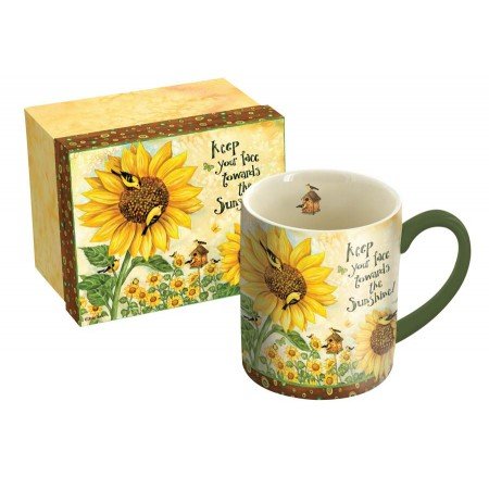 14 oz. Mugs, Sunflowers