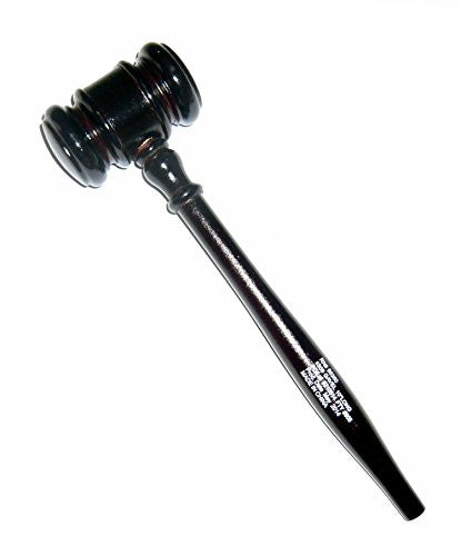 10" Long Gavel (Brown)