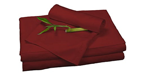 Rayon from Bamboo Full Sheet Set in Cayenne