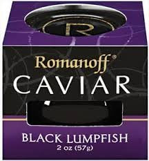 Romanoff Caviar Lumpfish Blk 2.0 OZ