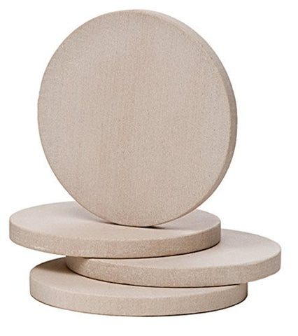 Sandstone Coasters, Natural Beige, Set of 4