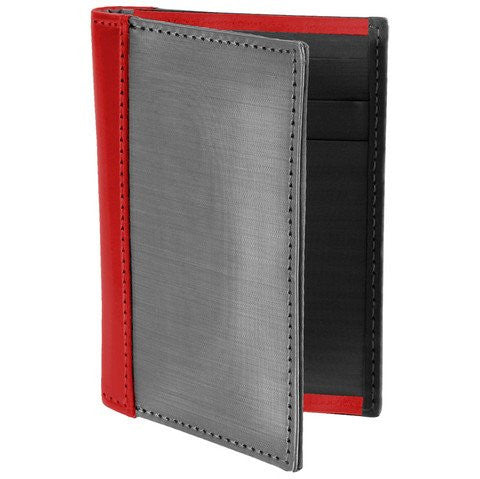 Driving Wallet - Leather Accent - Red
