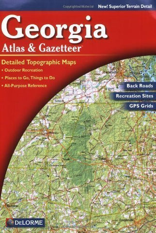 Delorme Atlas & Gazetteer Paper Maps, Georgia (Paperback)