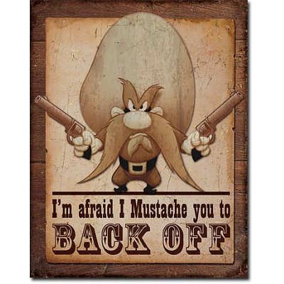 Yosemite Sam Tin Sign, 12.5"Wx16"H