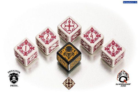 Warmachine - Protectorate of Menoth Faction D6 Dice (6)