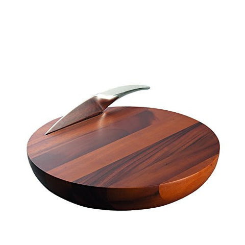 Nambe Harmony Cheese Board with Knife