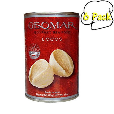 Chilean Geomar Gourmet Seafood Abalone (Locos) - 15oz (425gm)