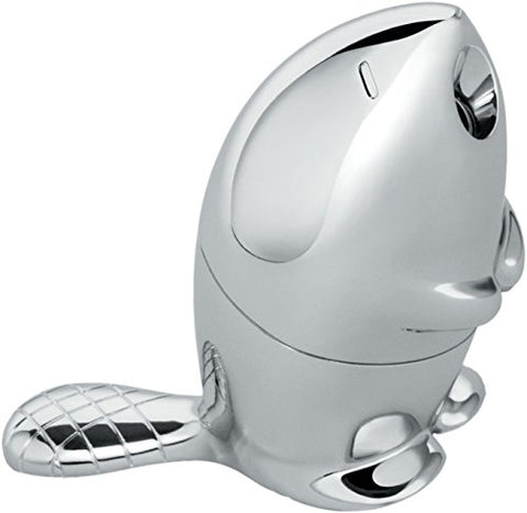 Pencil sharpener in chrome-plated zamak, 4″ x 2″ - h 3¼ in.
