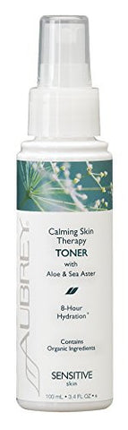 Calming Skin Therapy Toner Aubrey Organics 3.4 oz Liquid