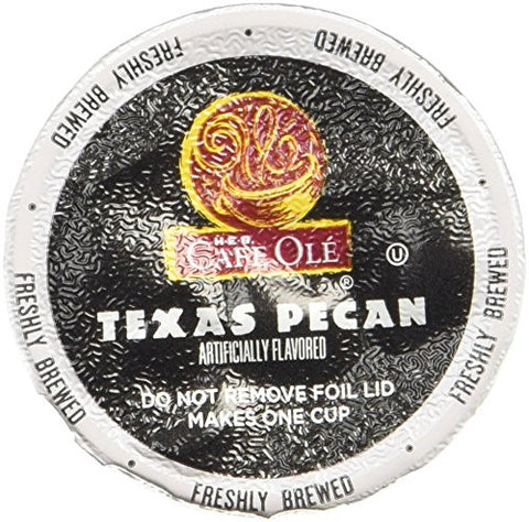 Cafe Ole Texas Pecan Medium Roast 12 Count.