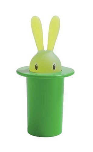 Magic Bunny Toothpick Holder-Green-h 5½ in
