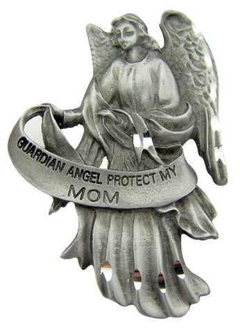 Guardian Angel Protect My Mom Auto Visor Clip 2 1/2" H