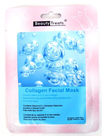Beauty Treats Facial Mask Sheets (Collagen)