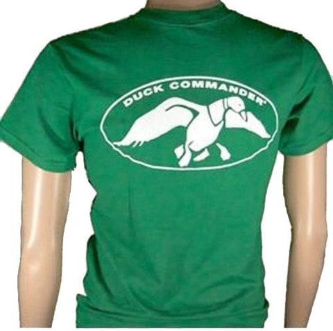 Duck Dynasty Shirt-- Duck Commander T-shirt-- Officially Licensed Shirt!!-- Kelly Green White logo - Large