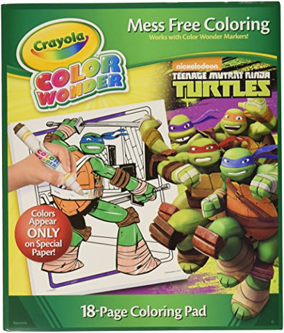 Color Wonder Coloring Pad, Teenage Mutant Ninja Turtle