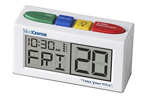 MedCenter 4 Alarm Medication Reminder - 7021-0 7021-0