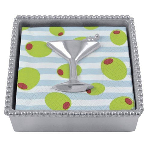 Cocktail Beaded Napkin Box