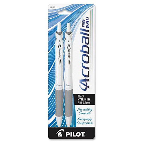 Acroball Pure White, 2 Pack, Fine, Black