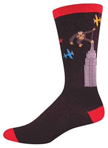 Men's Socks Kong Crew, Black