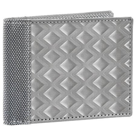 Bill Fold - Texture: Diamond LG - Silver