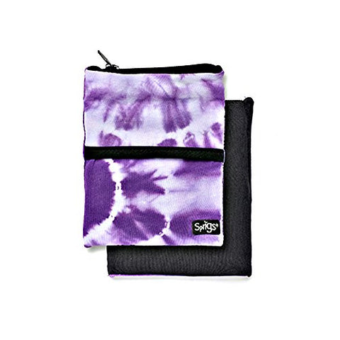 Sprigs Big Banjee Wrist Wallet (Tie Dye Purple / One Size Fits Most)
