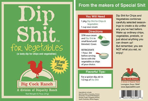 Dip Shit For Vegetables .75 oz