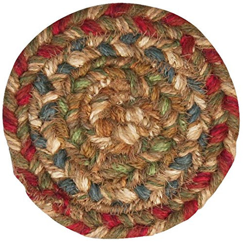 Azalea Jute Braided Coaster 4" Round