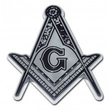 Mason Chrome Auto Emblem (with detail)