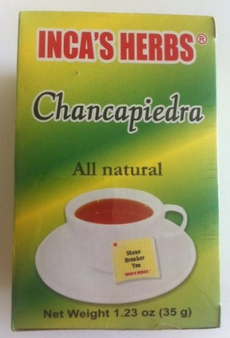 TE CHANCAPIEDRA INCA'S HERBS INCA'S FOOD 25 ct