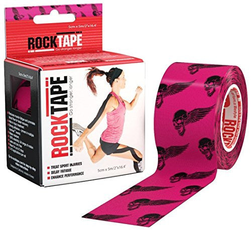 RockTape - 2" x 16.4"/roll - Pink Skull