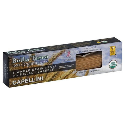 Bella Terra 8 Whole Grain Capellini with Flaxseed 10.0 OZ